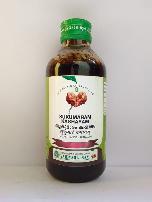 Vaidyaratnam Sukumaram Kashayam Syrup