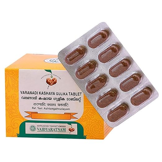 Vaidyaratnam Varanadi Kashaya Gulika Tablets
