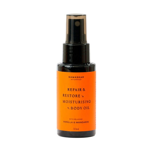 Namaskar Ayurved Moisturising Body Oil With Vanilla And Mandarin
