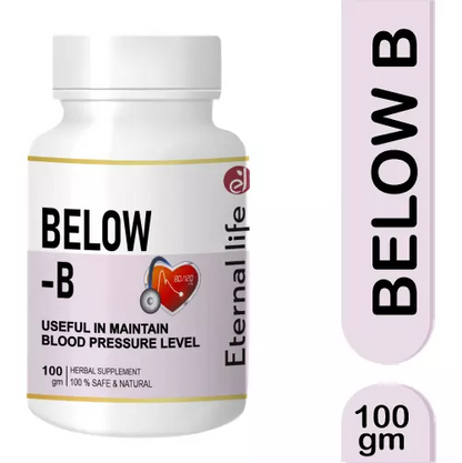 Eternal Life Below B Help For Blood Pressure Level
