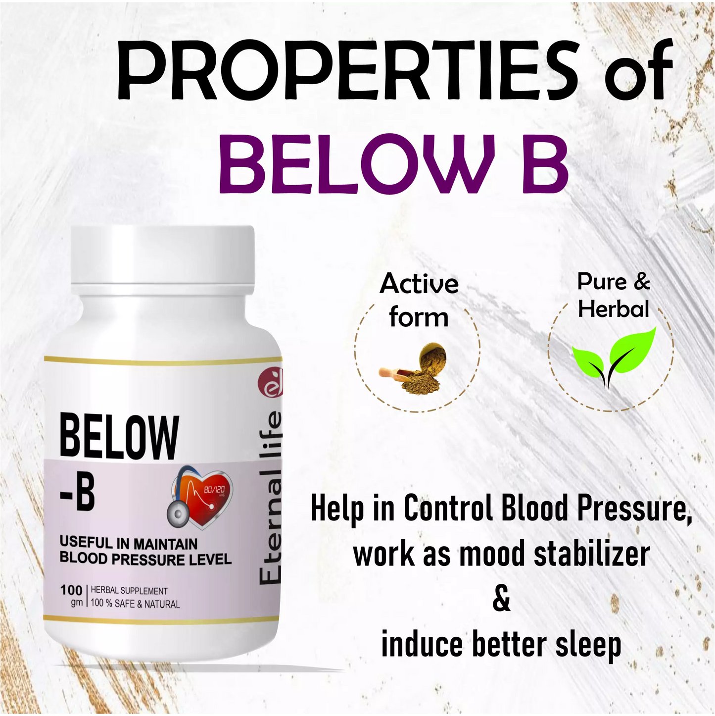 Eternal Life Below B Help For Blood Pressure Level