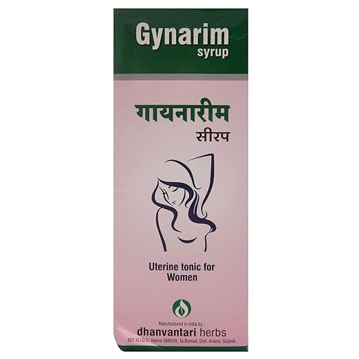 Dhanvantari Gynarim Syrup Bottle