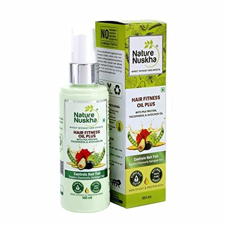 Nature Nuskha Protein Rich Bhringraj Shampoo and Hair Oil Plus Combo