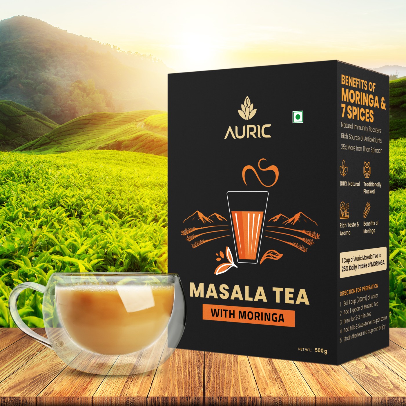 Auric Masala Tea with Moringa