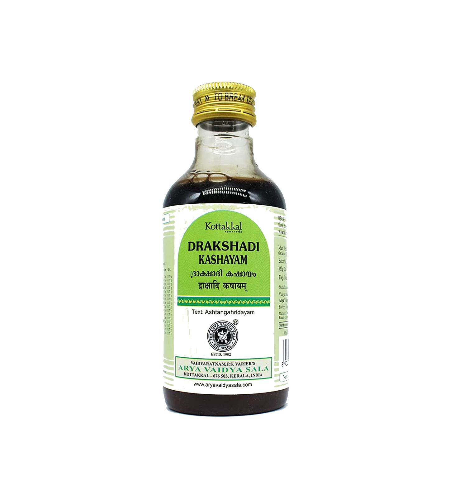 Kottakkal Drakshadi Kashayam Syrup