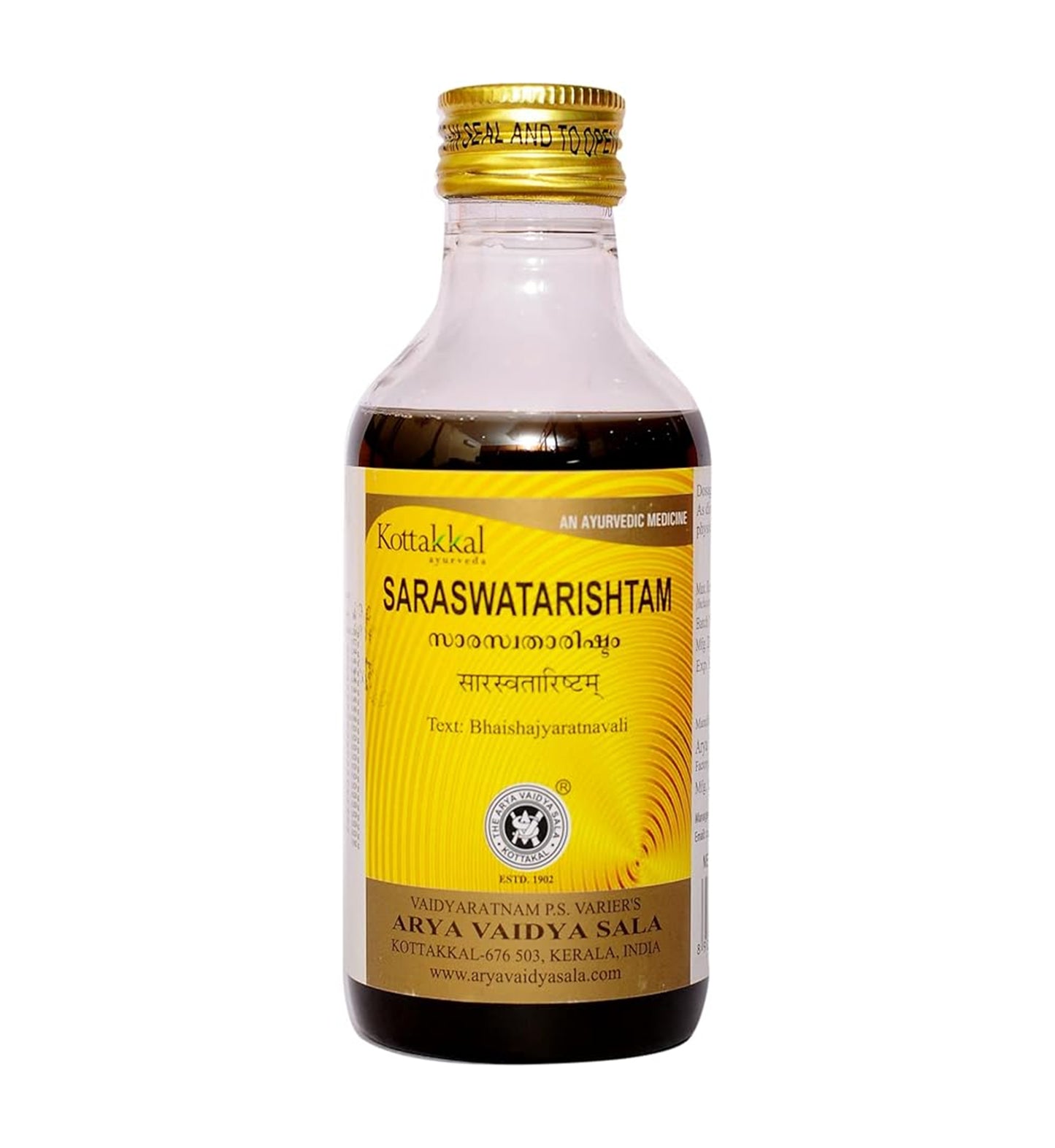 Kottakkal Saraswatarishtam Syrup