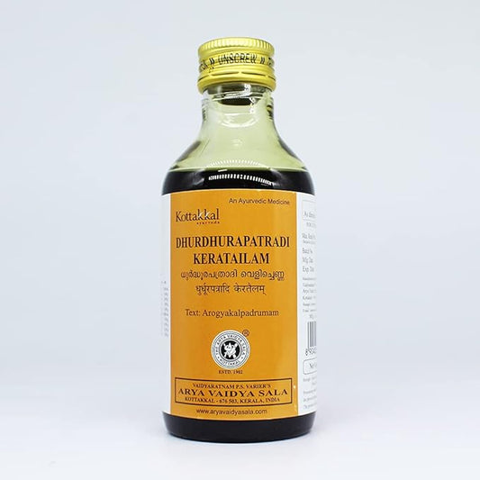 Kottakkal Dhurdhurapatradi Keratailam Oil
