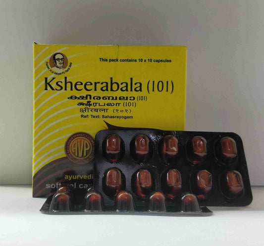 AVP Ksheerabala 101 Soft Gel Capsule