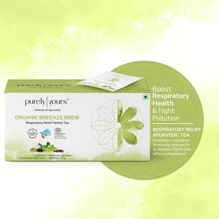 Purely Yours Organic Breeaze Brew Respiratory Relief Herbal Tea