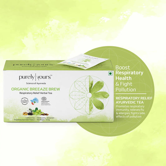 Purely Yours Organic Breeaze Brew Respiratory Relief Herbal Tea