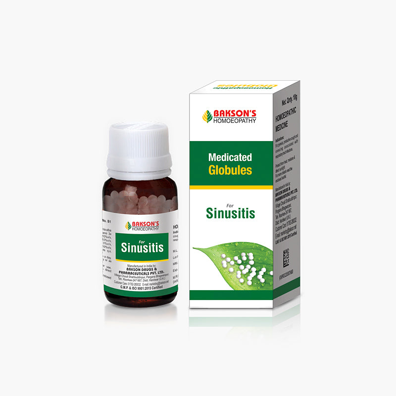 Dr Bakson Medicated Globules For Sinusitis