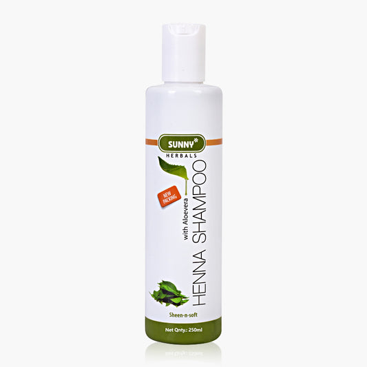 Sunny Herbals Henna Shampoo With Aloevera