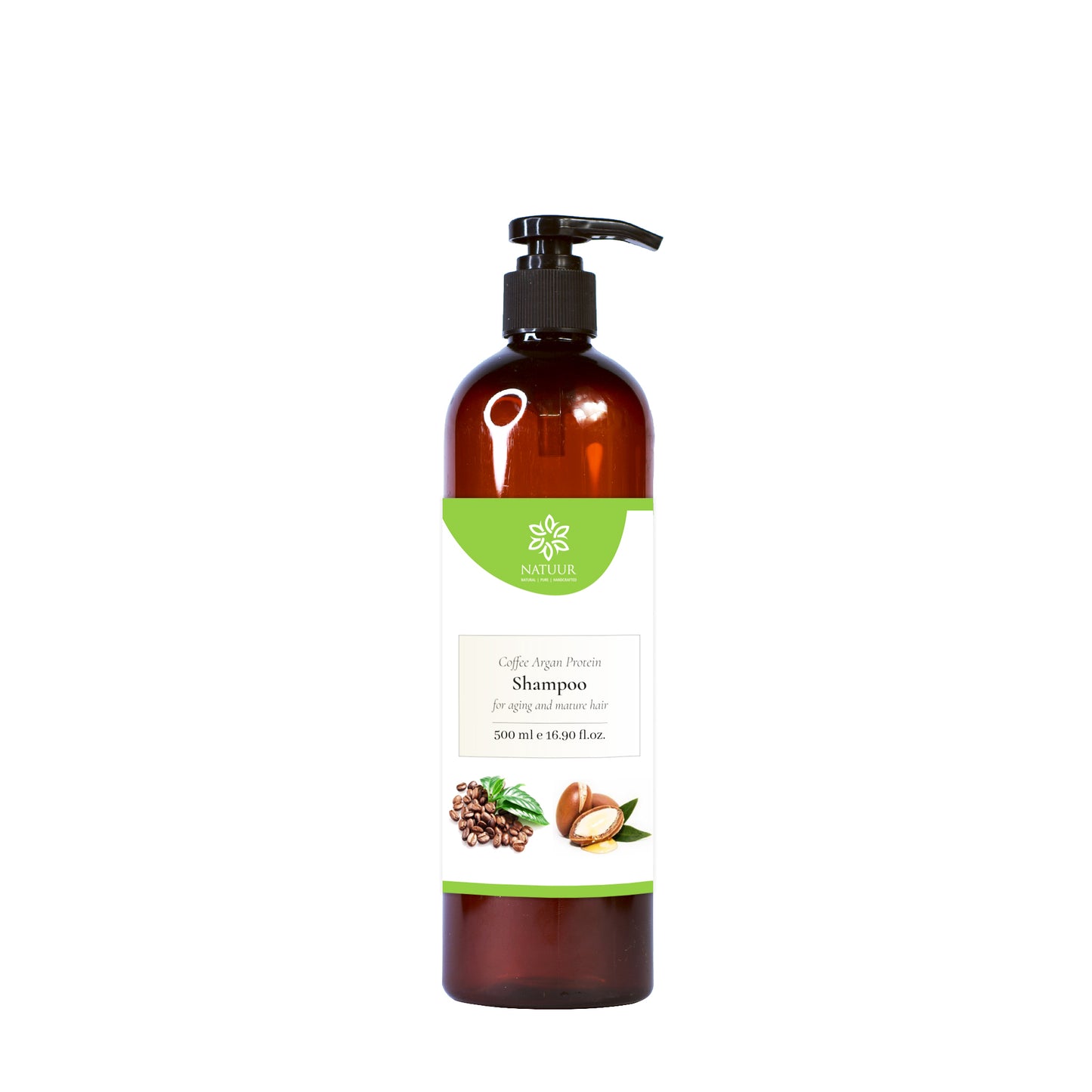 Natuur Coffee Argan Protein Shampoo For Aging And Mature Hair
