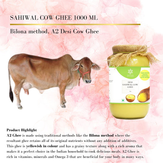 Natuur Desi Sahiwal Cow Ghee