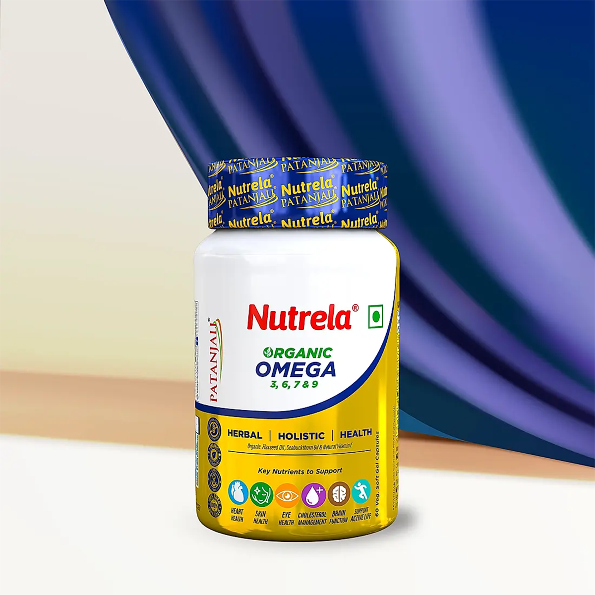 Patanjali Nutrela Organic Omega 3 6 Powder