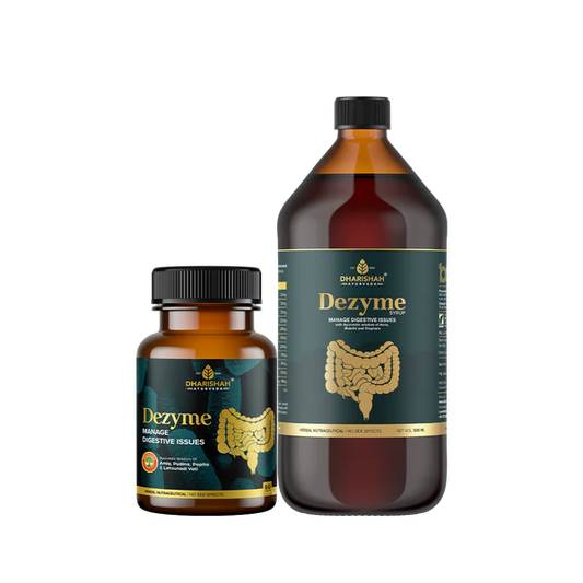 Dharishah Dezyme Combo Digestion Capsules And Syrup