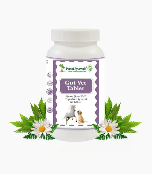 Planet Ayurveda Gut Vet Tablet