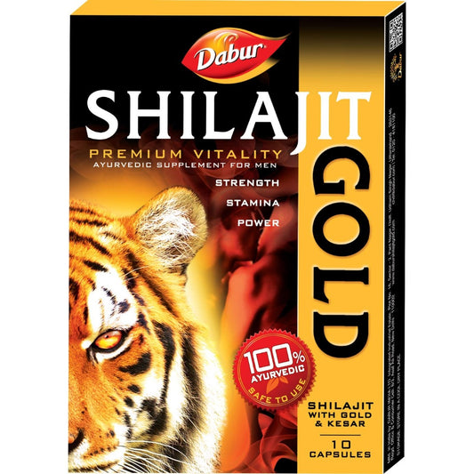 Dabur Shilajit Gold Capsule For men Strength & Stamina