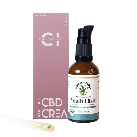 Cannazo India Youth Elixir ÃƒÂ¢Ã¢â€šÂ¬Ã¢â‚¬Å“ IndiaÃƒÂ¢Ã¢â€šÂ¬Ã¢â€žÂ¢S 1St Cbd Intensive Skin Repair Cream
