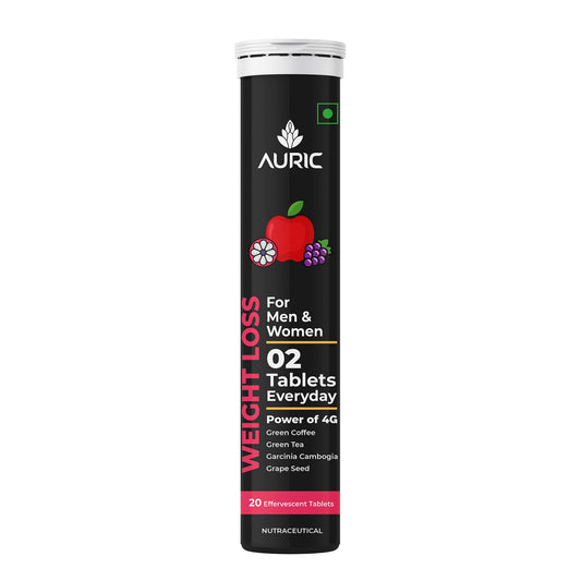 Auric Get Slim Effervescent For Weight Loss Tablet - Drop Fizz & Drink