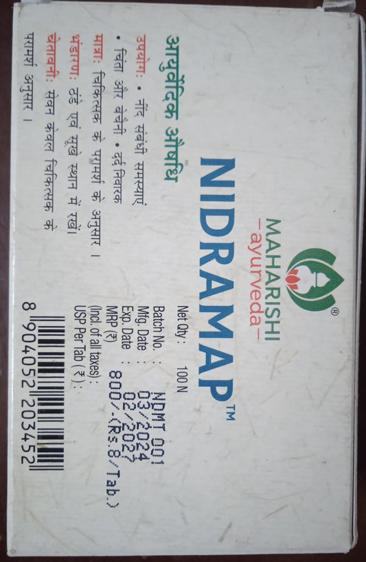MAHARISHI AYURVEDA Nidramap Tablet