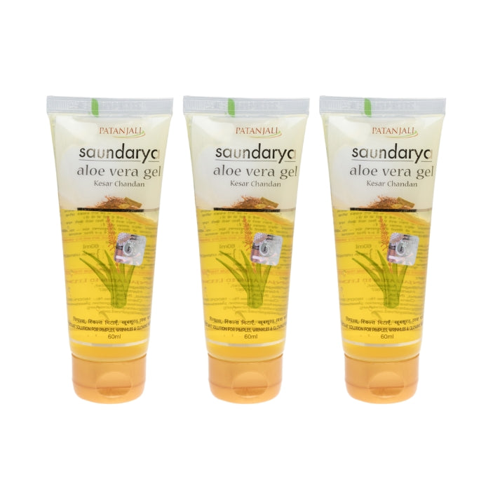 Patanjali Saundarya Aloe Vera Gel Kesar Chandan