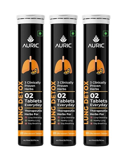 Auric Lung Detox Supplement With Natural Blend Of Nac