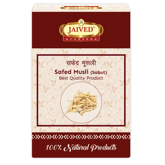Jaived Ayurveda Safed Musli Whole Sabut