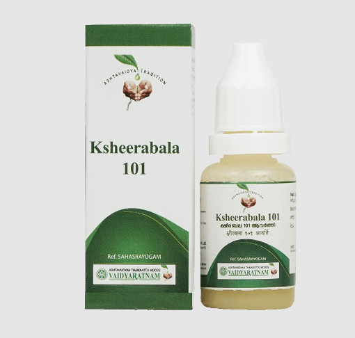 Vaidyaratnam Ksheerabala 101 Aavarthi Drops