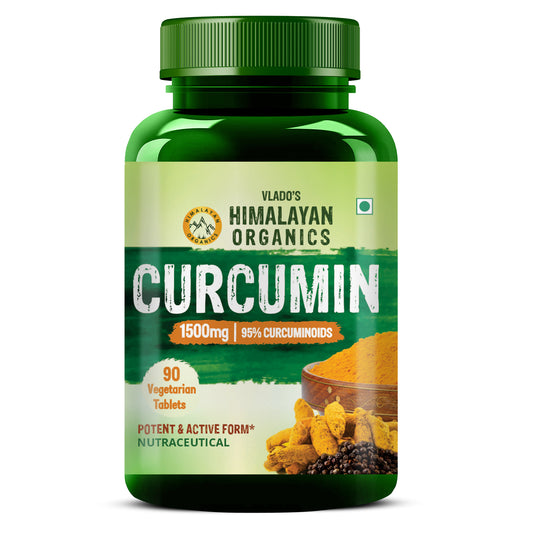 Himalayan Organics Curcumin With Biopiperine 1500Mg Tablets