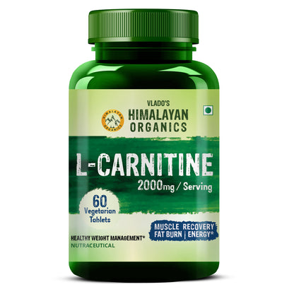 Himalayan Organics L Carnitine 2000Mg Tablets