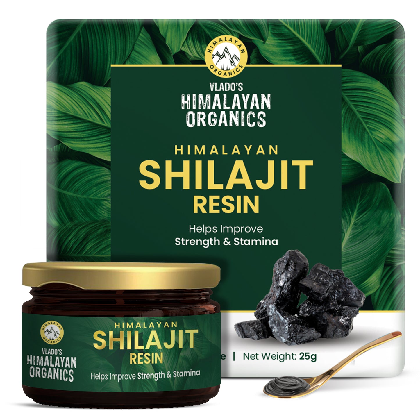 Himalayan Organics Pure Shilajit Resin To Boost Performance, Power, Stamina, Endurance