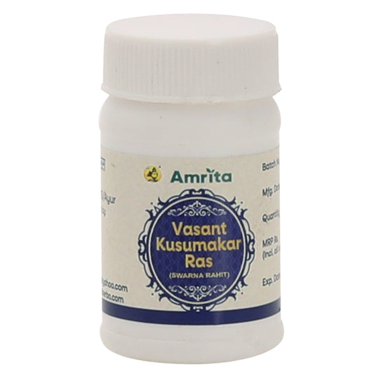 Amrita Vasant Kusumakar Ras Swarna Rahit Tablets
