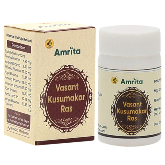 Amrita Vasant Kusumakar Ras Tablets