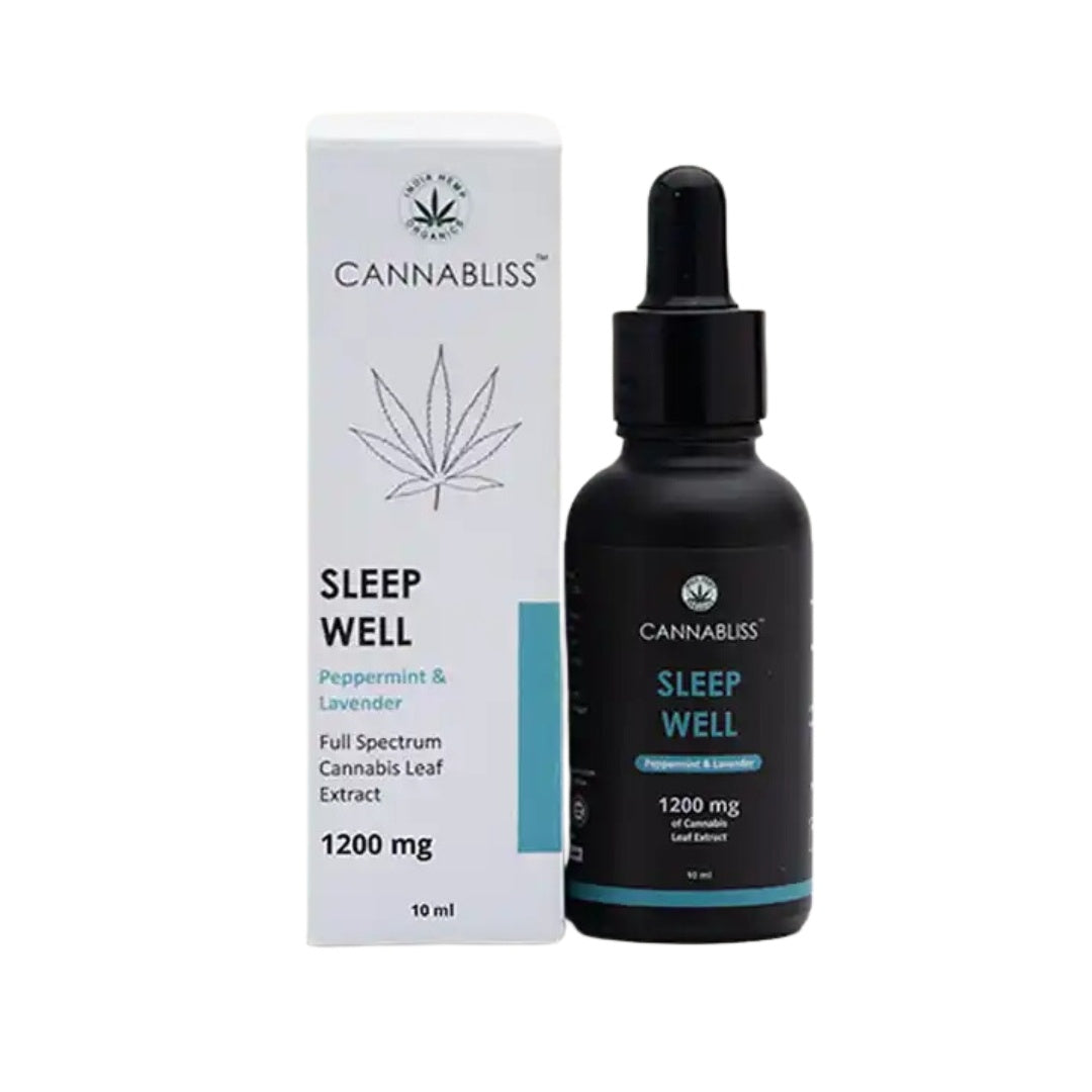 India Hemp Cannabliss Sleap Wel 1200 Mg Peppermint & Lavender