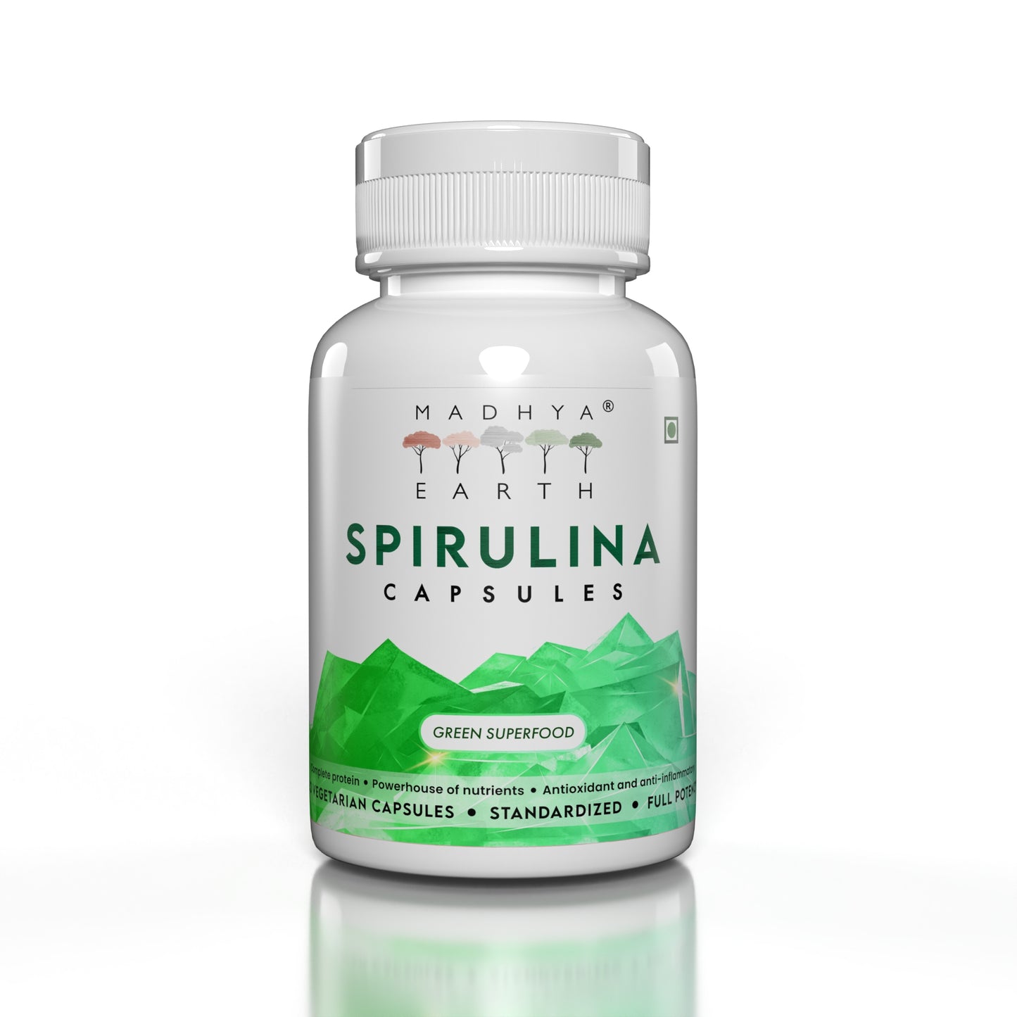 Madhya Earth Spirulina Capsules