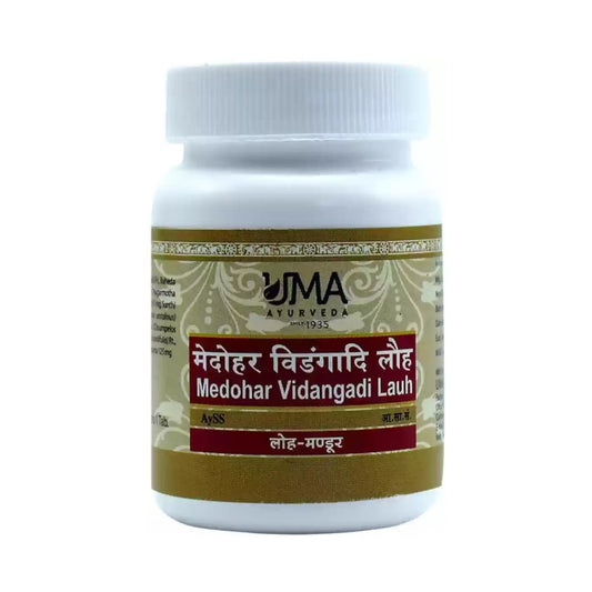 Uma Ayurveda Medohar Vidangadi Lauh Tablets