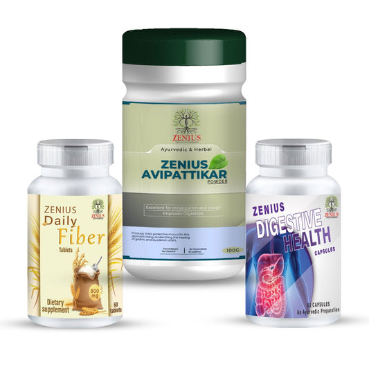 Zenius Digestive Health Capsule & Tablets & Powder Combo