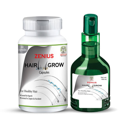 Zenius Hair Grow Capsule & Oil Kits