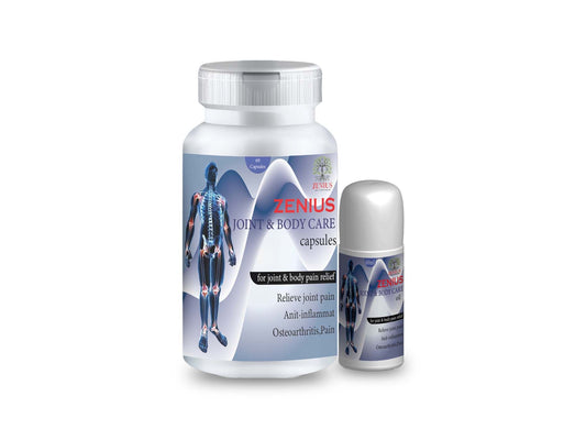 Zenius Joint And Body Care Capsule & Oil Combo