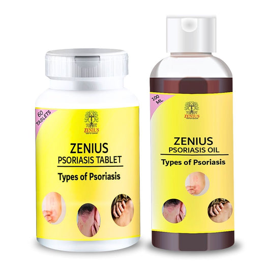 Zenius Psoriasis Tablet & Oil Kit