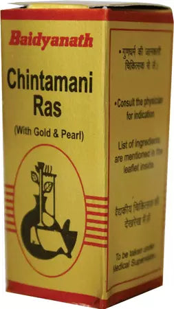 Baidyanath Nagpur Chintamani Ras With Gold & Pearl