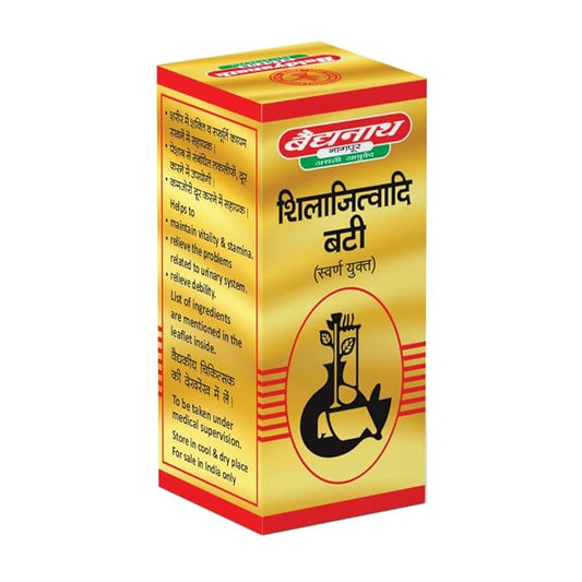Baidyanath Nagpur Shilajitvadi Bati With Gold Tablet