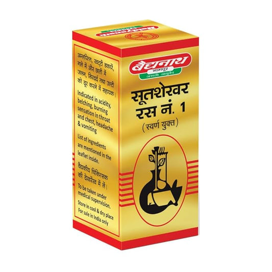 Baidyanath Nagpur Sutikabharan Ras With Gold Tablet
