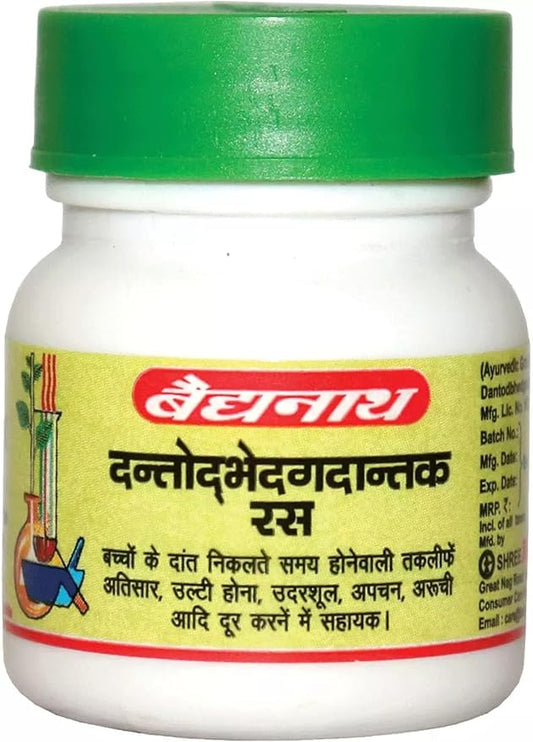 Baidyanath Nagpur Dantodbhedgadantak Ras Tablets