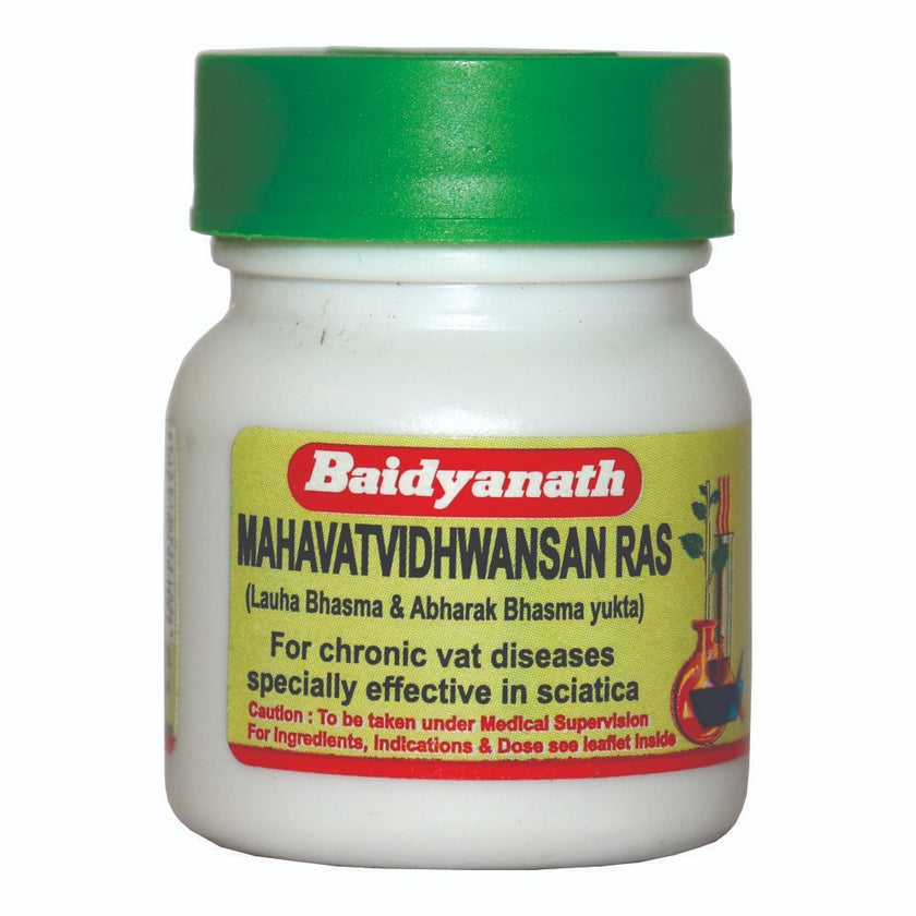 Baidyanath Nagpur Mahavatvidhwansan Ras (Lauha Bhasma & Abharak Bhasma Yukta)