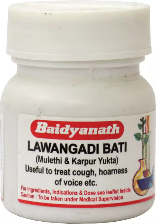 Baidyanath Nagpur Lawangadi Bati (Mulethi & Karpur Yukta) Tablets
