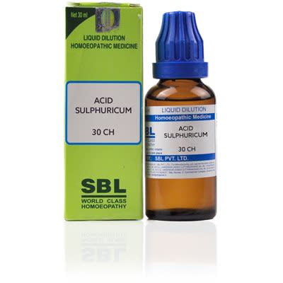 Sbl Acid Sulphuricum Dilution 30 Ch
