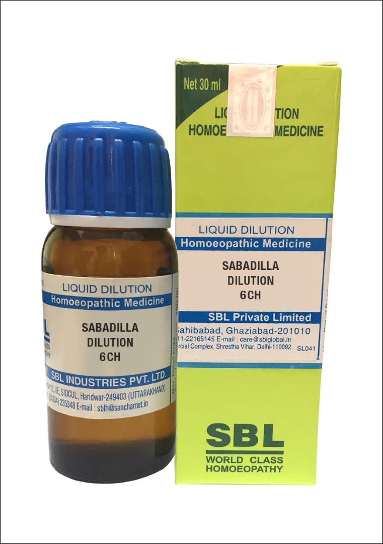 Sbl Sabadilla Dilution 6 Ch