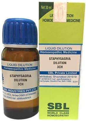 Sbl Staphysagria Dilution 3 Ch